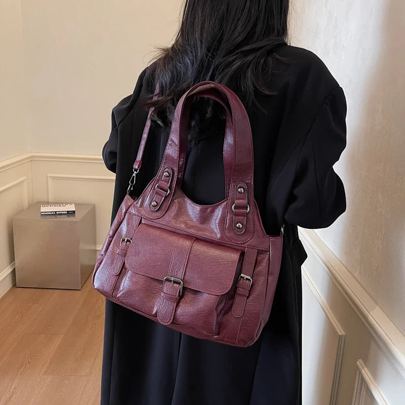Make a statement with these luxurious handbags for women, crafted from leather and designed to be worn as shoulder bags. Elevate your style with these sac de luxe femme accessories, perfect for a chic and sophisticated look! -