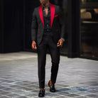 Men's Business Casual Two-piece suit -