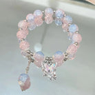 Butterfly Chain Bead Bracelet -