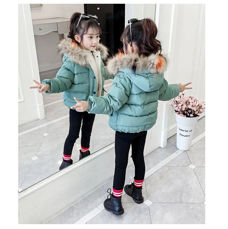 Keep your little one snug and stylish this winter with our new warm down jacket—perfect for baby girls and boys! -