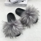 Faux Fur Slippers Women -