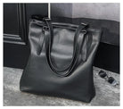 Soft Leather Tote Bag for Men Japanese Korea Style Business Casual Street Handbag Male Large Capacity Zipper Laptop Underam Bags -