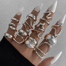 15Pcs/Set Metal Rings -