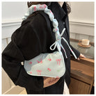 Stay stylish with these chic women's handbags made from nylon. Featuring a pleated design, these bags are perfect for the summer season, offering a trendy and functional accessory for your everyday outfits. -