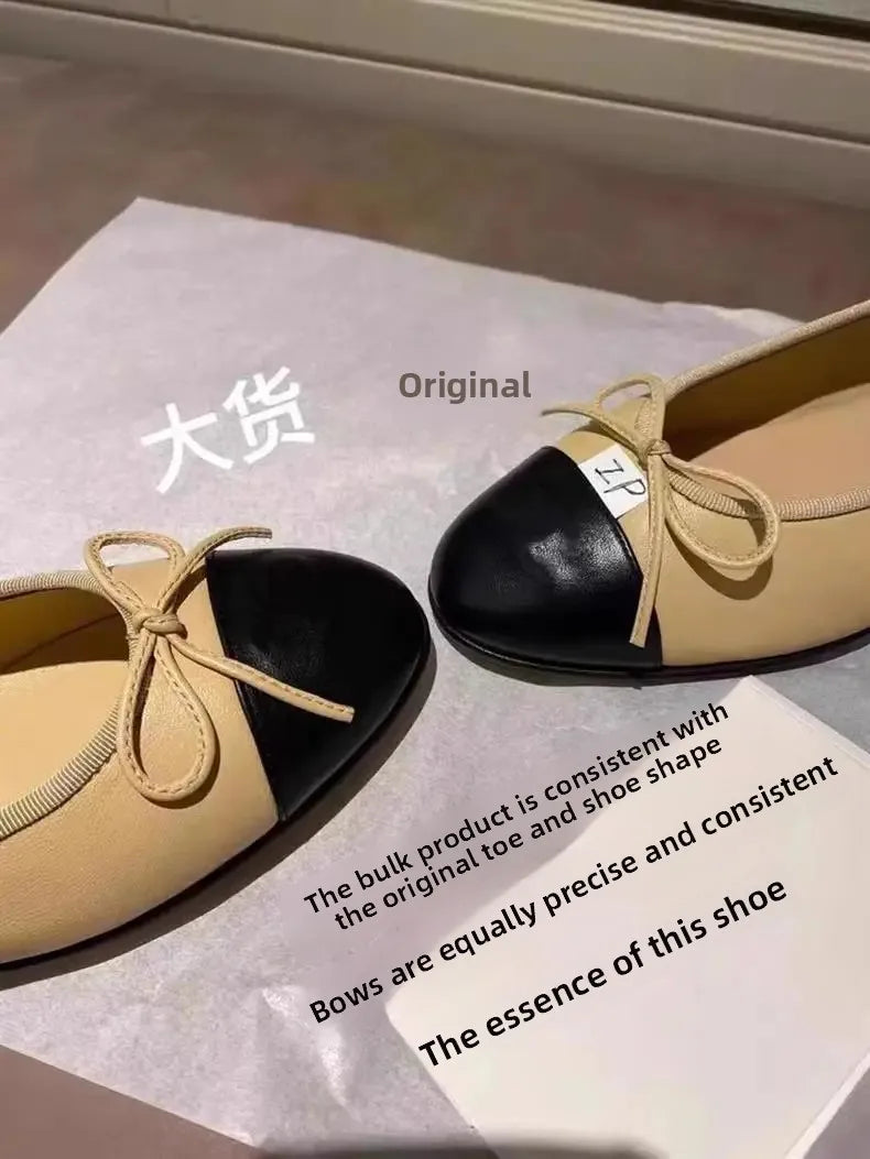 Women's Flat Shoes Knot Design -