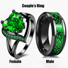Fashion Couple Rings Romantic -