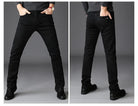 Classic Mens Jeans - Straight Fit Smart Casual Denim Pants -