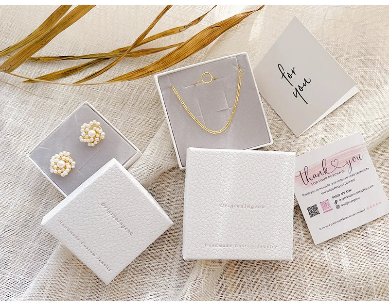 Square Necklace Handmade Jewelry Gold Choker -