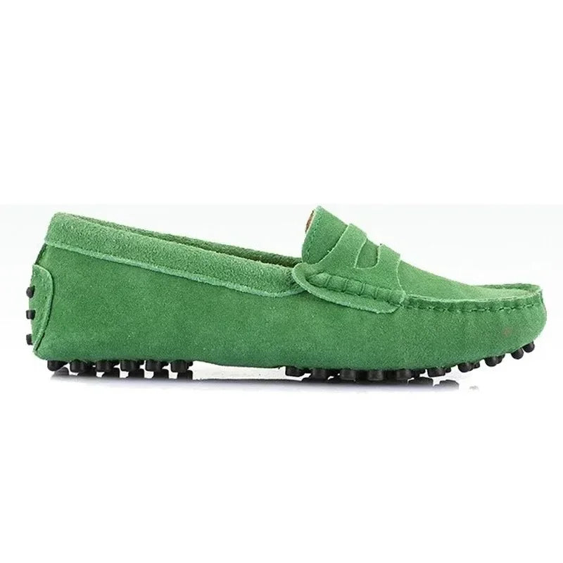 100% Genuine leather Women flats Fashion Handmade Women Casual leather shoes Leather Moccasin Women Driving Shoes Loafers -