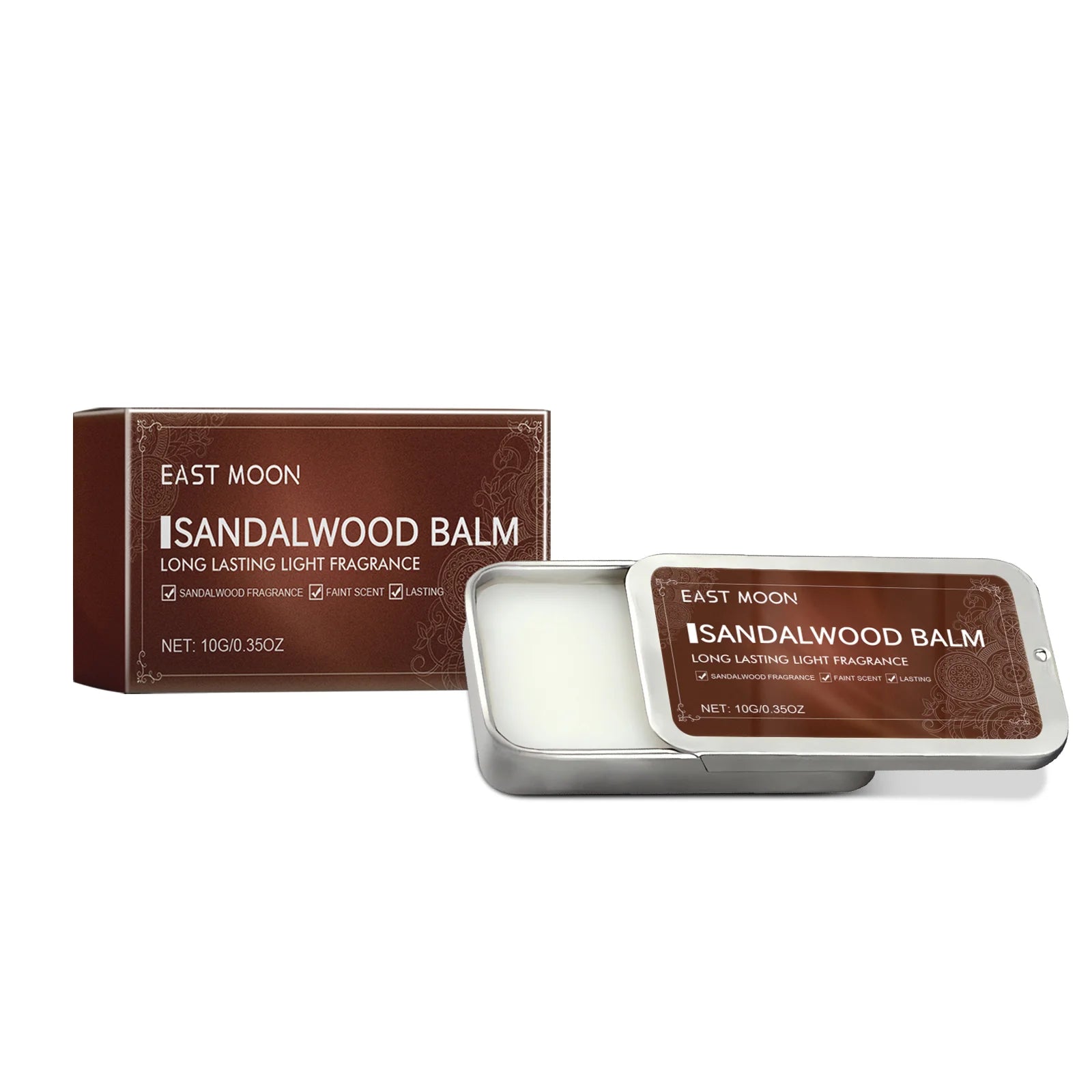 Men Sandalwood Balm Series Lasting Scent Keep Fresh Dating Flirting Improve Temptation Portable Body Light Fragrance Solid Balms -