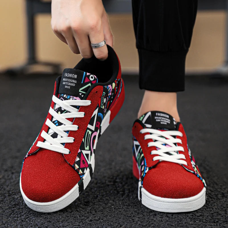 Men Flat Bottomed Shoes Fashion Popular with Colorful Outdoor Sneakers That Comfort Non Slip High-quality Fitness Leisure Shoes -