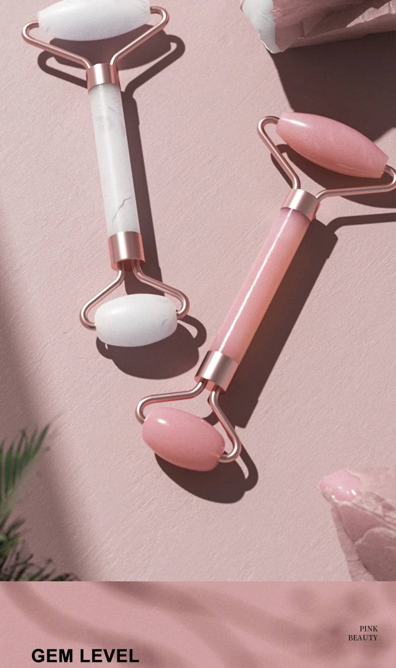 Enhance your skincare routine with this facial roller for the face, neck, and eyes. This resin massage tool can help improve circulation, reduce puffiness, and promote relaxation for a revitalized complexion. -