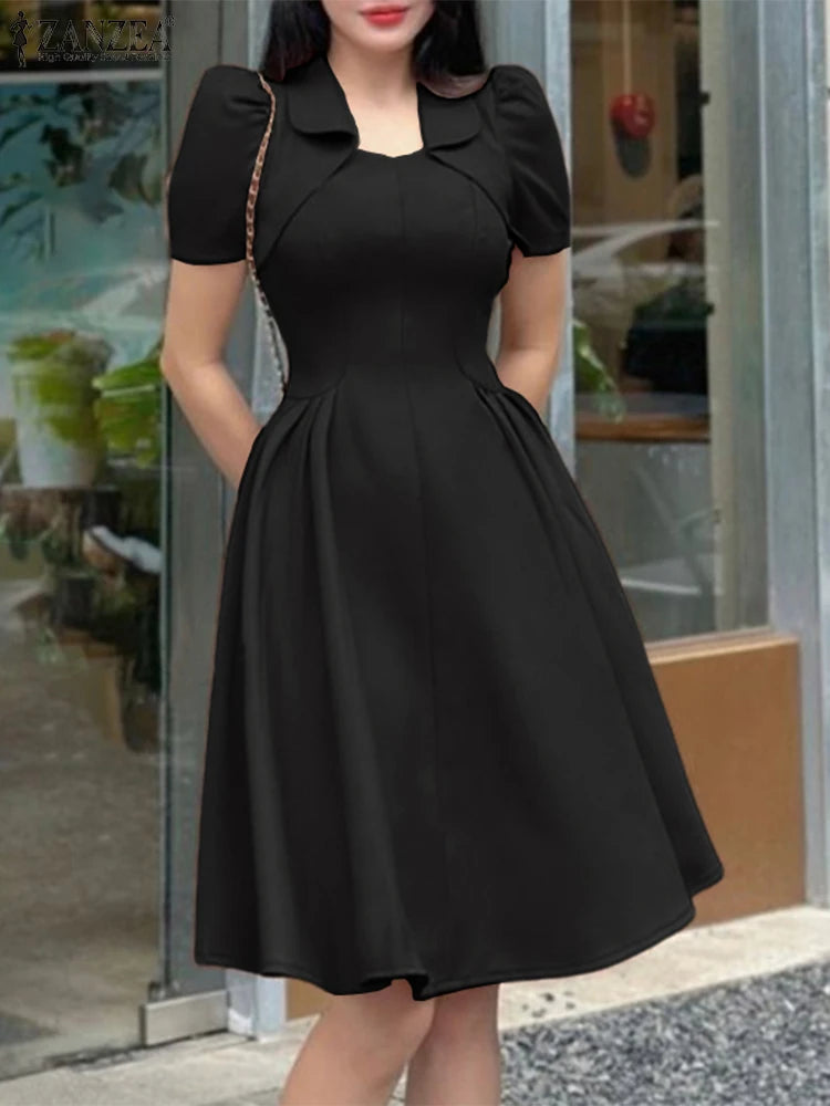 Elegant A-Line Party Dress -