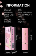 8 Colors Lipstick (Metallic) -