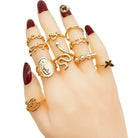 30pc/Lot Gold Color Finger Rings for Woman -
