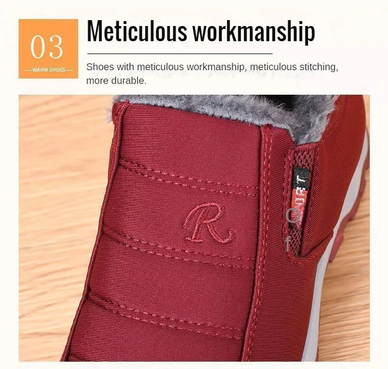 Women's Shoes Autumn Winter Casual Cotton Chunky Sole Warm Anti-Slip Affordable Free Shipping -