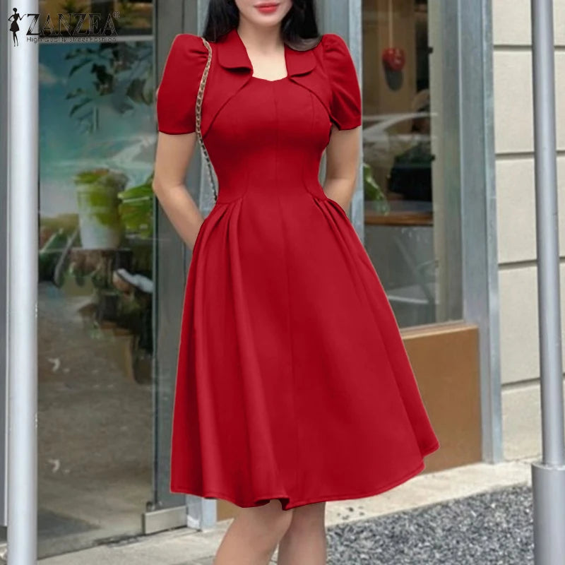 Elegant A-Line Party Dress -