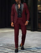 Men's Business Casual Two-piece suit -