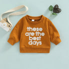 Citgeett Autumn Infant Baby Girls Boys Sweatshirts Letter Print Long Sleeve Pullovers Spring Casual Tops Clothes -