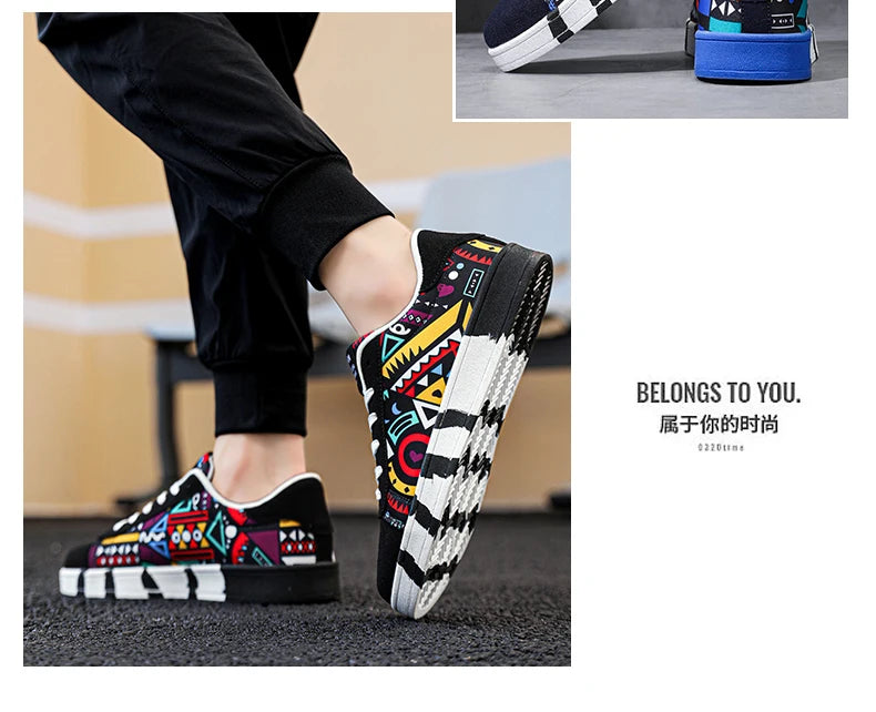 Men Flat Bottomed Shoes Fashion Popular with Colorful Outdoor Sneakers That Comfort Non Slip High-quality Fitness Leisure Shoes -