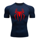 Men's Spider Print Compression Shirt -