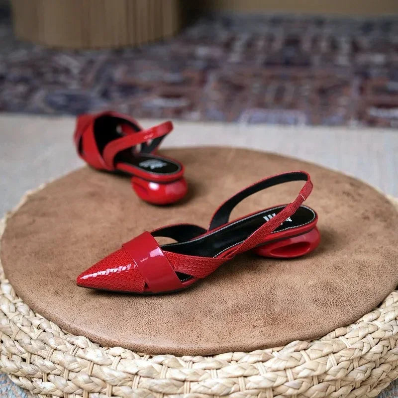 Shoes for Women 2024 Fashion Slip on Women's Pumps Autumn Pointed Toe Shallow Solid Dress Low-heeled Casual Office Ladies Shoes -