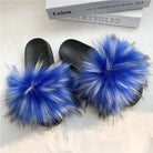 Faux Fur Slippers Women -