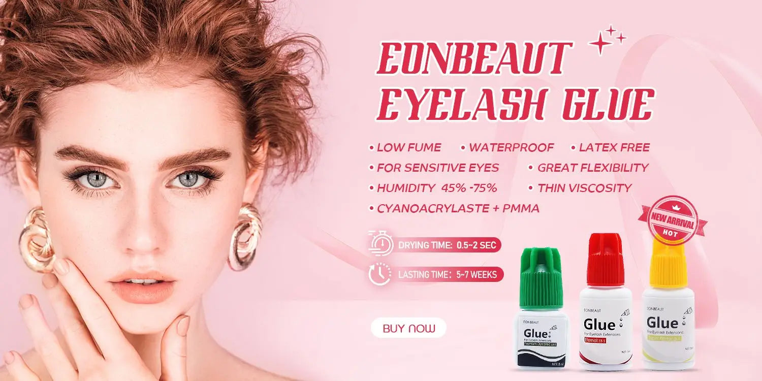 Eyelash Extension Glue Original Korea IB Ibeauty Hyper Bond 0.5s Glue Fast Drying lashes Glue Cyan Cap 5ml False lash glue tools -