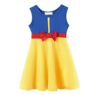 Summer Casual Dress for Girls Mermaid Dress One-Shoulder Sling Short Sleeve Cosplay Princess Costume Casual Vest 2-10 Years -