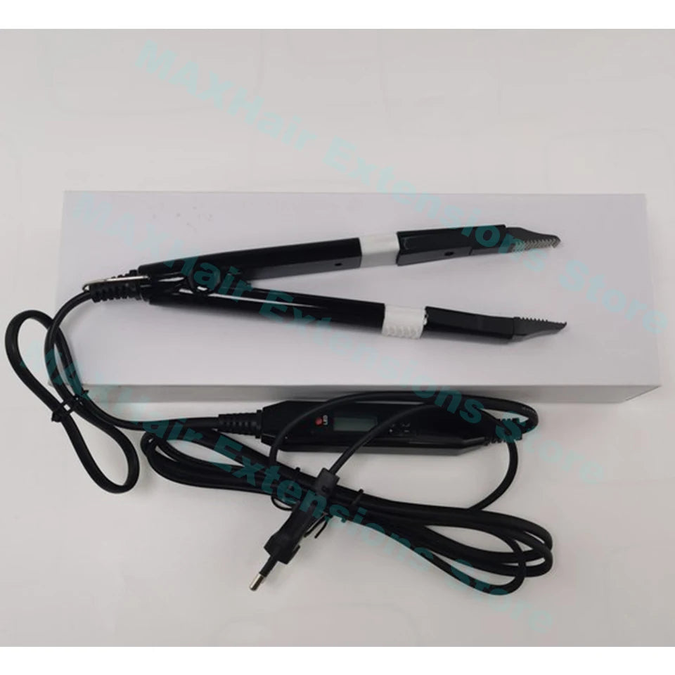 V-Light Technology Hair Extension Machine white Hair Extension Tools Kit Set with V light Hair extension glue -