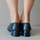 Women Shoes Low Heels Single Shoes Retro New Soft Sole Women Casual Shoes Thick Heels Work Mother Shoe Buckle Shallow High Heels -