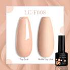 Explore your creativity with this comprehensive set of 129 colors of 7ML nail gel polish. Perfect for nail art enthusiasts, these semi-permanent colors allow for endless possibilities and stylish designs. -