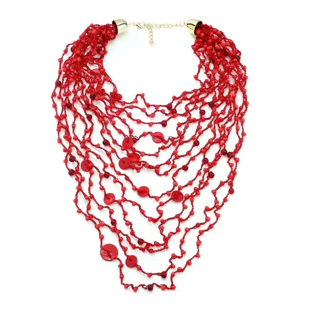 Multi-layered Handmade Necklace for Women -