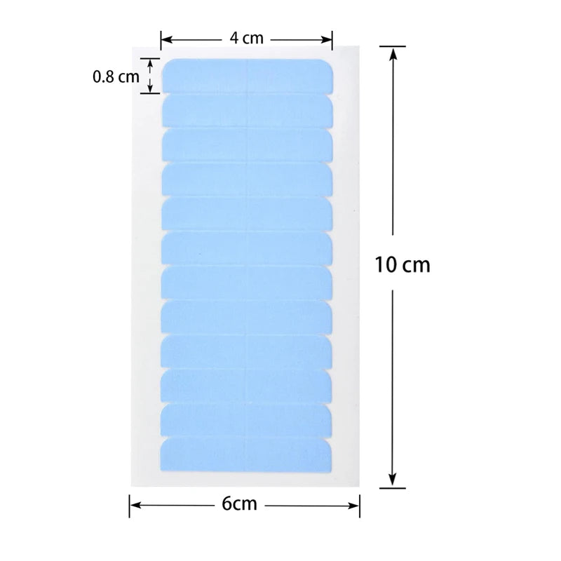 Hair System Tape Invisible Wig Glue Adhesive Materials Double Sided Tape For Lace Front Toupee 5/10Sheets Hair Extension Tape -