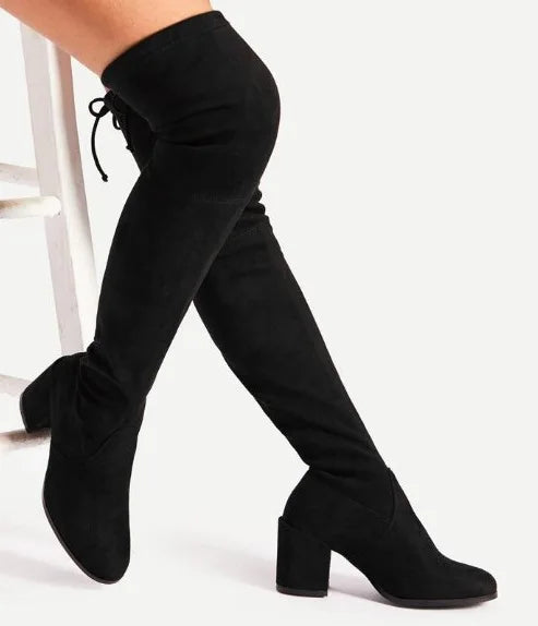 2023Shoes for Women Boots Casual Boots Comfortable Over The Knee Thigh High Boots for Women Platform Shoes Botas De Mujer -
