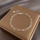 Sterling Silver Crystal Flower Bracelet -