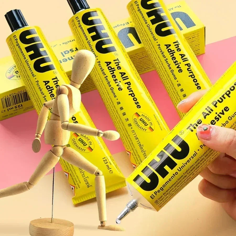 UHU German Super Glue Has Very Good Toughness Multifunctional Soft Glue Super Glue FOR MOOD Textile Porcelain Pape Metal Rubber -