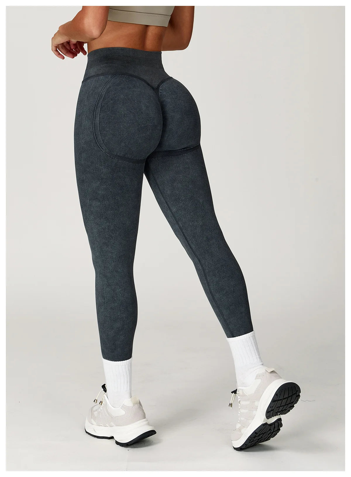 Yoga Pants Impact Leggings Women SeamlessStay comfortable and supported during workouts with these seamless high-waist ribbed yoga leggings for women—perfect for the gym and everyday activewear! -