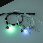2PC Luminous Beads Star Couple Bracelet -