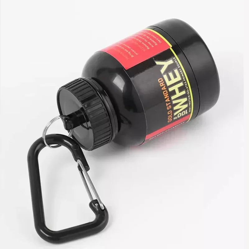 100/200ml Portable Protein Powder Supplement Container -