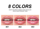 Handaiyan Long Lasting Lipstick Waterproof Moisturizing MIrror Watery Jelly Lip Stick Lip Plumper Lip Balm Makeup -
