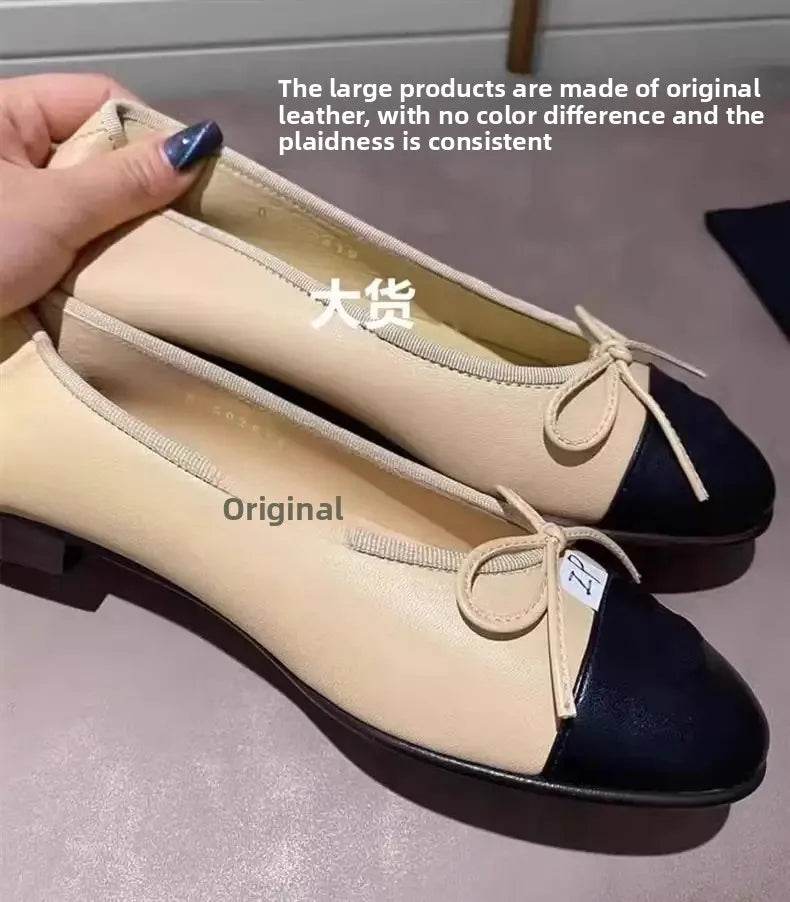 Women's Flat Shoes Knot Design -