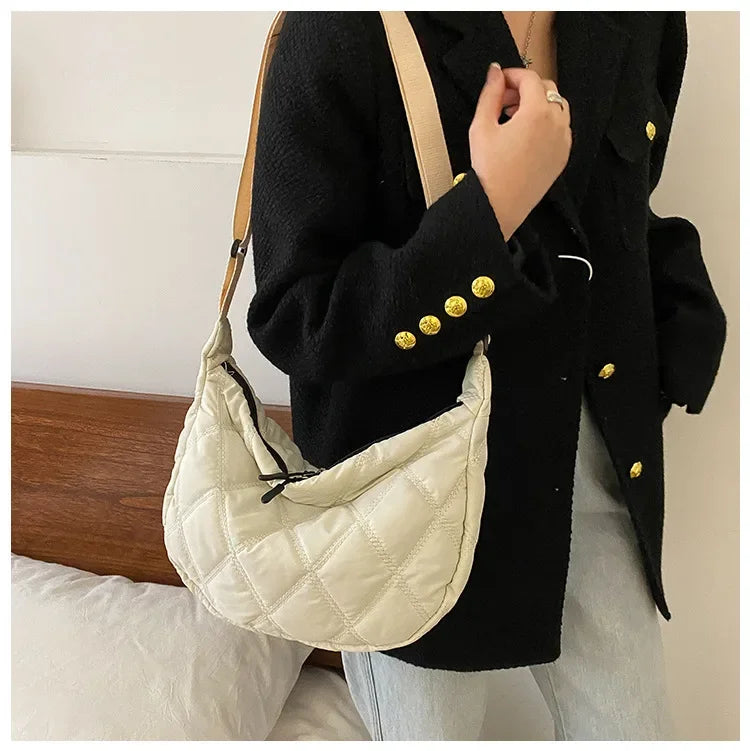 Carry your essentials in style with these embroidery crossbody bags Featuring a large capacity and a shoulder strap, these handbags are both fashionable and functional—an ideal accessory for any outfit. -