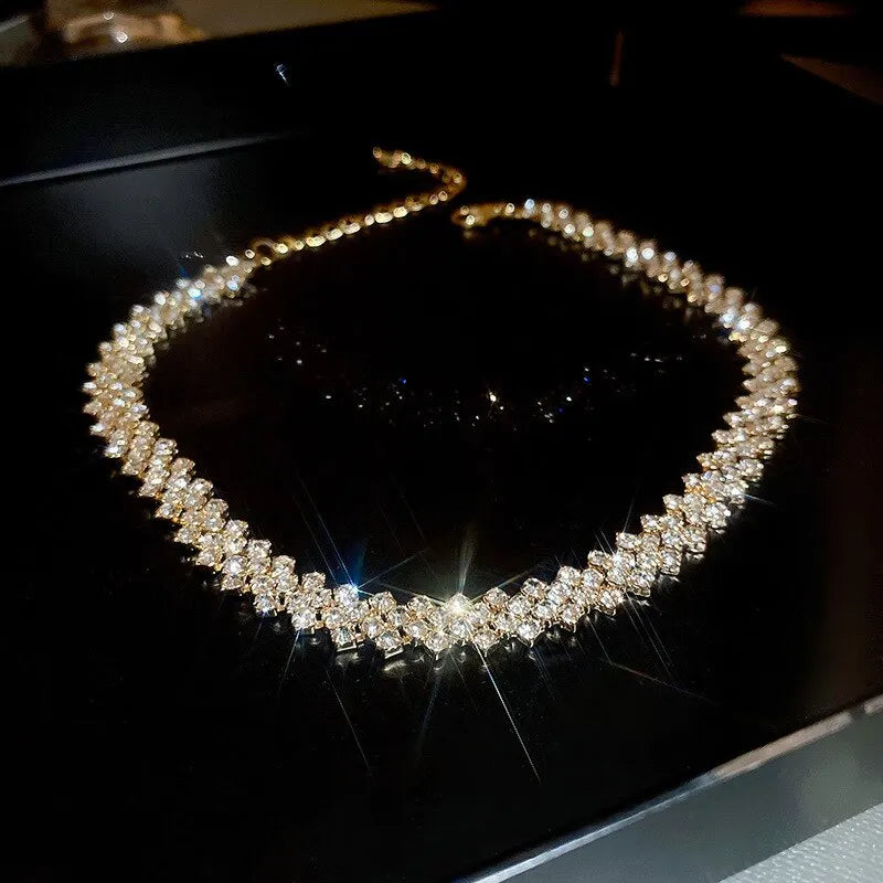 Rhinestone Choker -