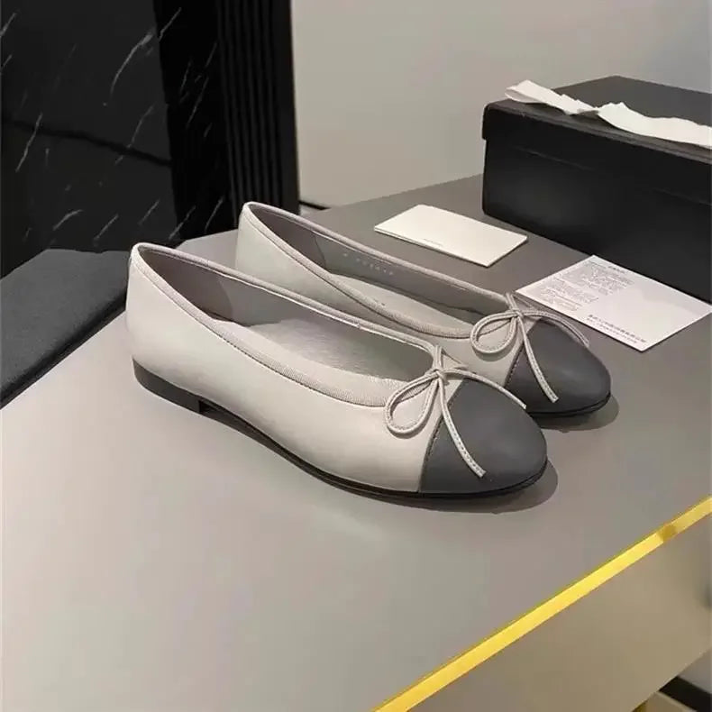 Women's Flat Shoes Knot Design -
