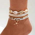 5 Pcs Anklets Set -