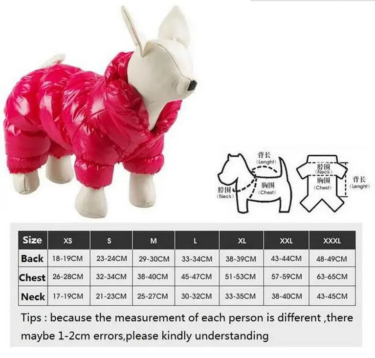 Keep your furry friend warm and stylish in the winter with this dog jumpsuit romper—perfect for overall comfort and coziness! -