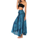 Bloom in style with this fashionable women's flower skirt—featuring an elastic waist for comfort and a beautiful flowy bottom, perfect for any outfit or costume! -