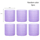 Hair Rollers Self Grip Hook Hair Curlers Heatless Roller Salon Dressing Curlers Jumbo Size Sticky Hair Styling Tools -