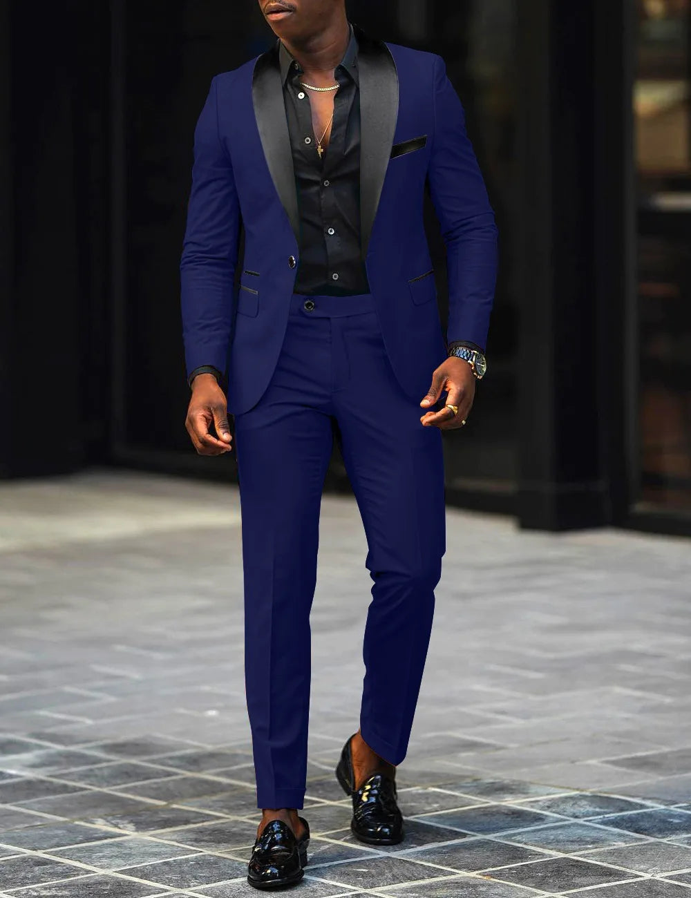 Men's Business Casual Two-piece suit -